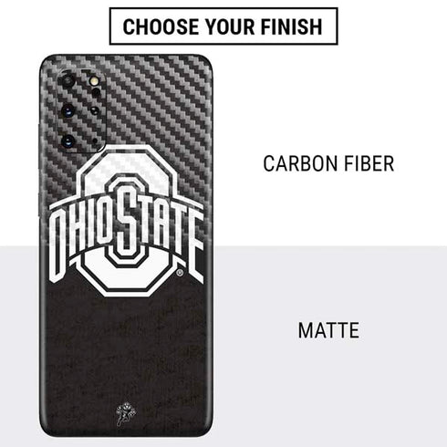 Ohio State University OSU Black Galaxy S20 Plus Skin